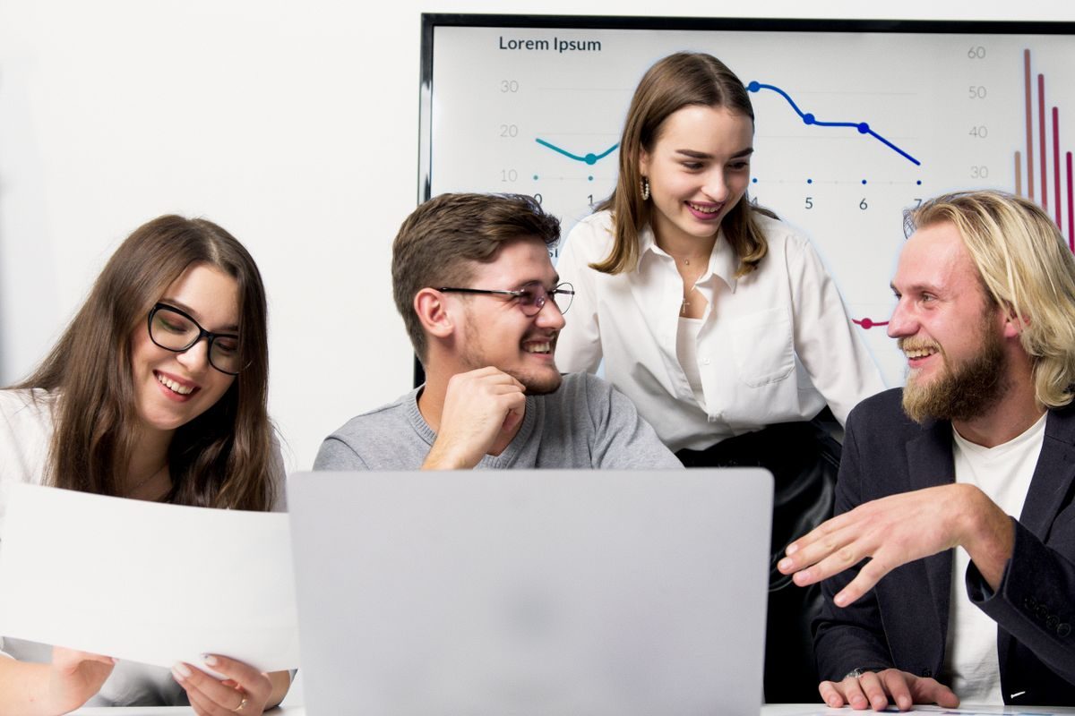 Colleagues at work